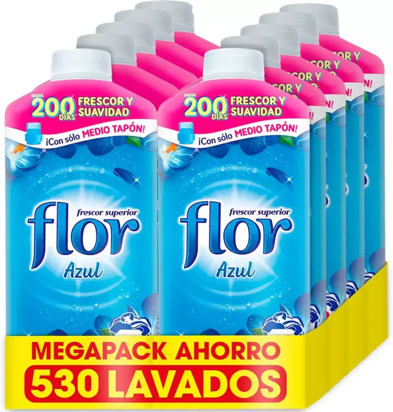 10x Flor Suavizante Azul 10x Flor Suavizante Azul