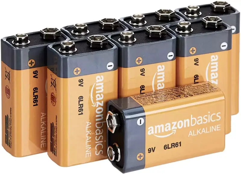 8x Pilas 9V Amazon Basics 8x Pilas 9V Amazon Basics