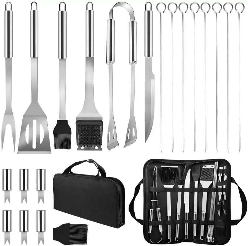 Set de 21 utensilios para barbacoa Set de 21 utensilios para barbacoa