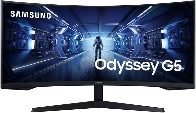 Monitor Gaming Curvo Samsung Oddysey G5 34" UWQHD 4K 165Hz Monitor Gaming Curvo Samsung Oddysey G5 34" UWQHD 4K 165Hz