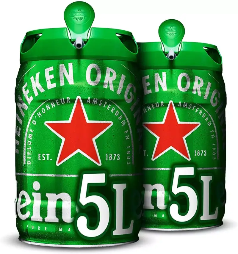 2 barriles de cerveza Heineken 2 barriles de cerveza Heineken
