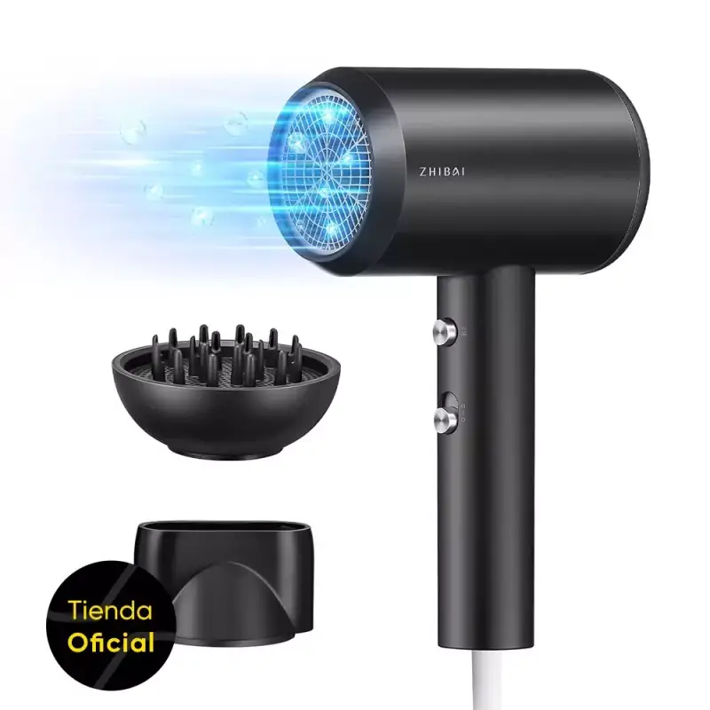 Secador de pelo iónico 1800W + accesorios Secador de pelo iónico 1800W + accesorios