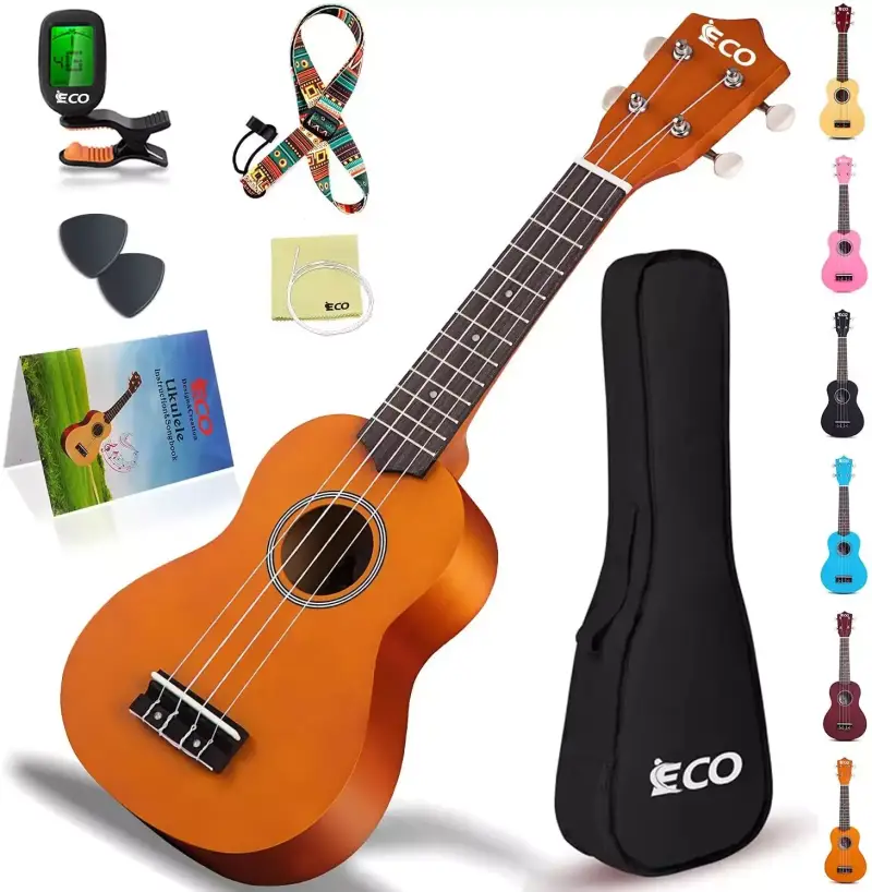 Ukelele Soprano 21" + Accesorios Ukelele Soprano 21" + Accesorios