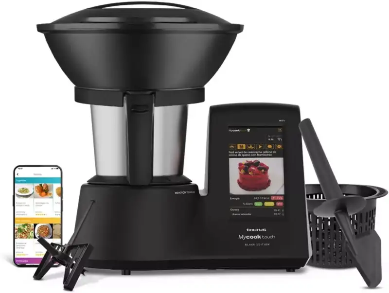 Robot de Cocina Taurus Mycook Touch Black Edition Robot de Cocina Taurus Mycook Touch Black Edition