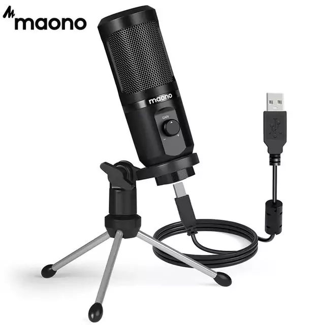 Micrófono USB con minitrípode Maono Micrófono USB con minitrípode Maono