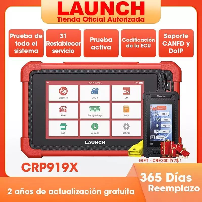 Codificador Launch X431 CRP919X OBD2 Codificador Launch X431 CRP919X OBD2