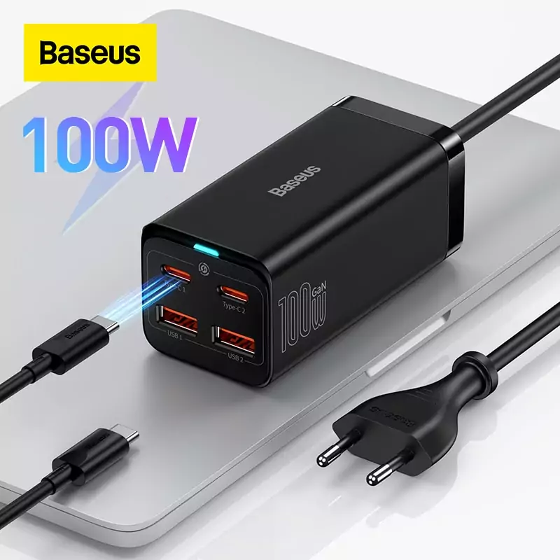 Cargador rápido sobremesa Baseus 100W Cargador rápido sobremesa Baseus 100W