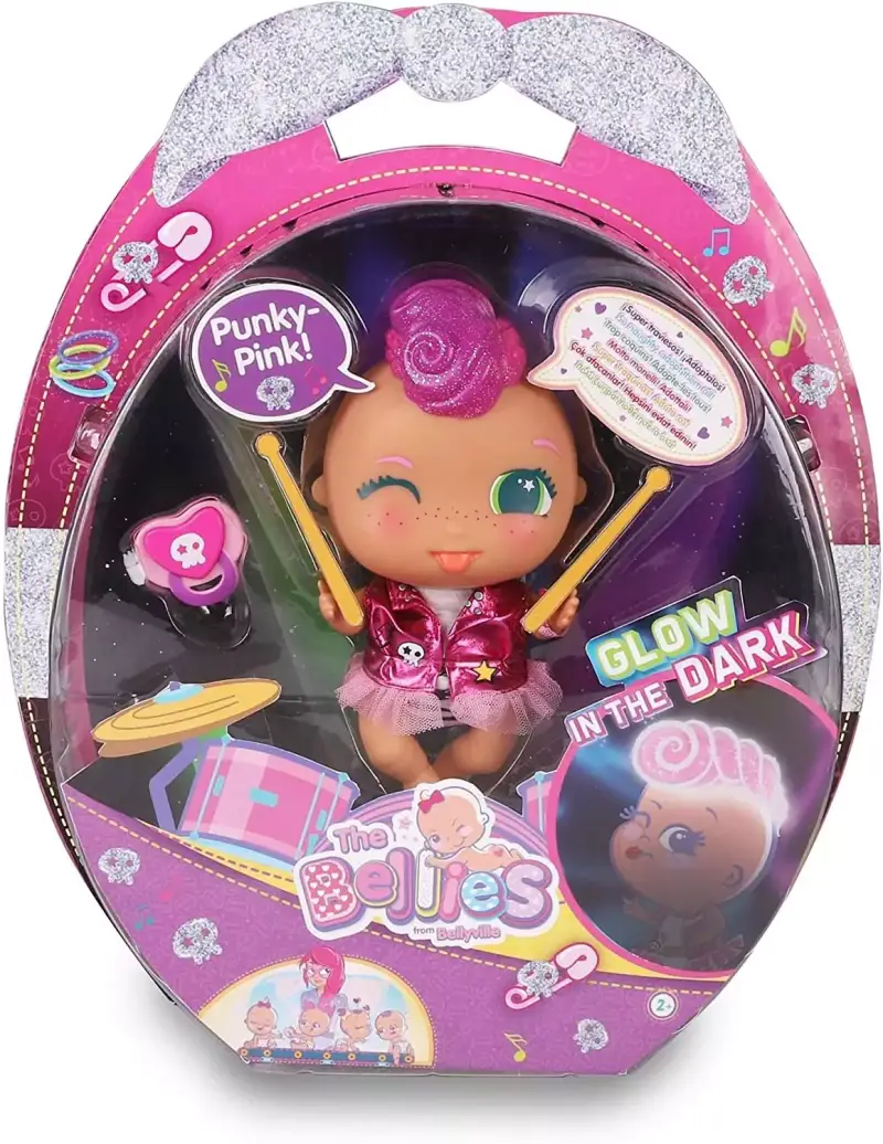 The Bellies Punky-Pink! Bellie rockera The Bellies Punky-Pink! Bellie rockera