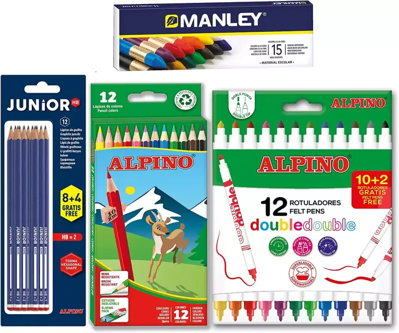 Lote material escolar Alpino Lote material escolar Alpino