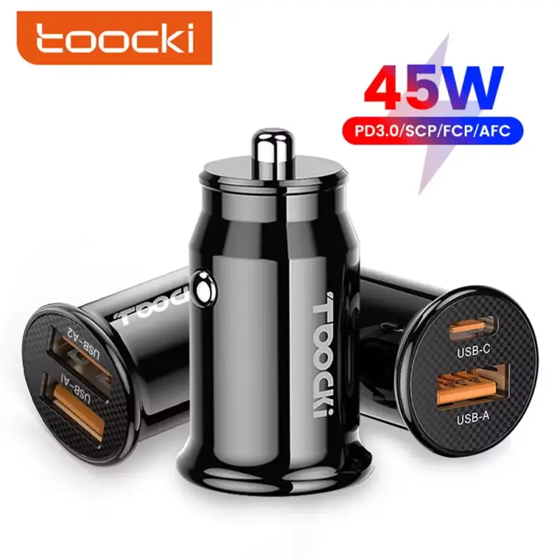 Toocki cargador coche 45W Toocki cargador coche 45W