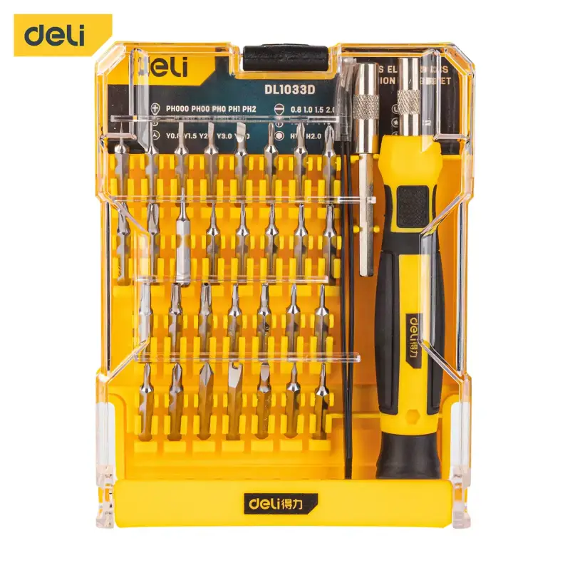 Juego de destornillador + bits 33 pcs Juego de destornillador + bits 33 pcs