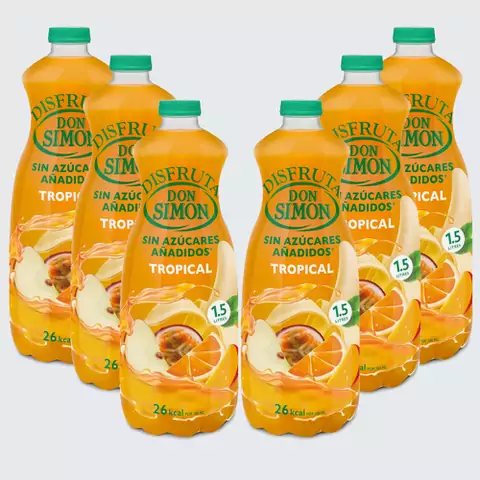 6x 1,5L ZUmos Don Simón Disfruta Tropical 6x 1,5L ZUmos Don Simón Disfruta Tropical