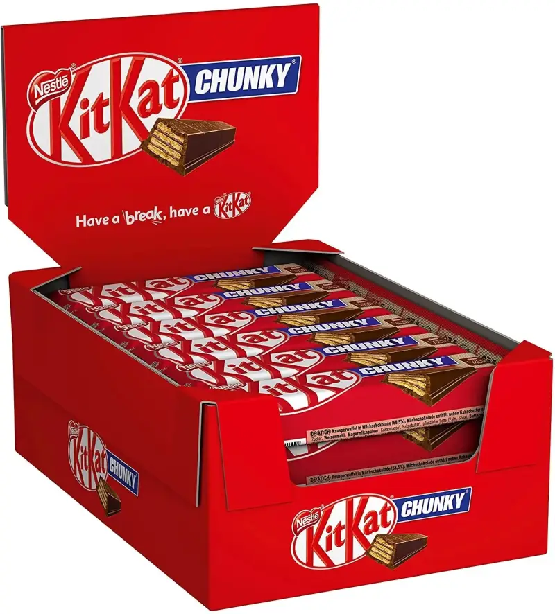 24x40gr Barritas Kit Kat Chunky 24x40gr Barritas Kit Kat Chunky