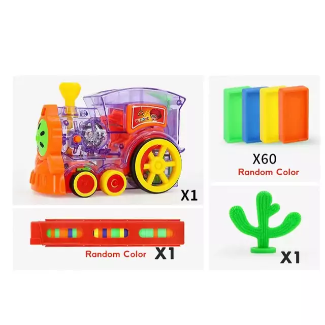 Tren de dominó para niños Tren de dominó para niños