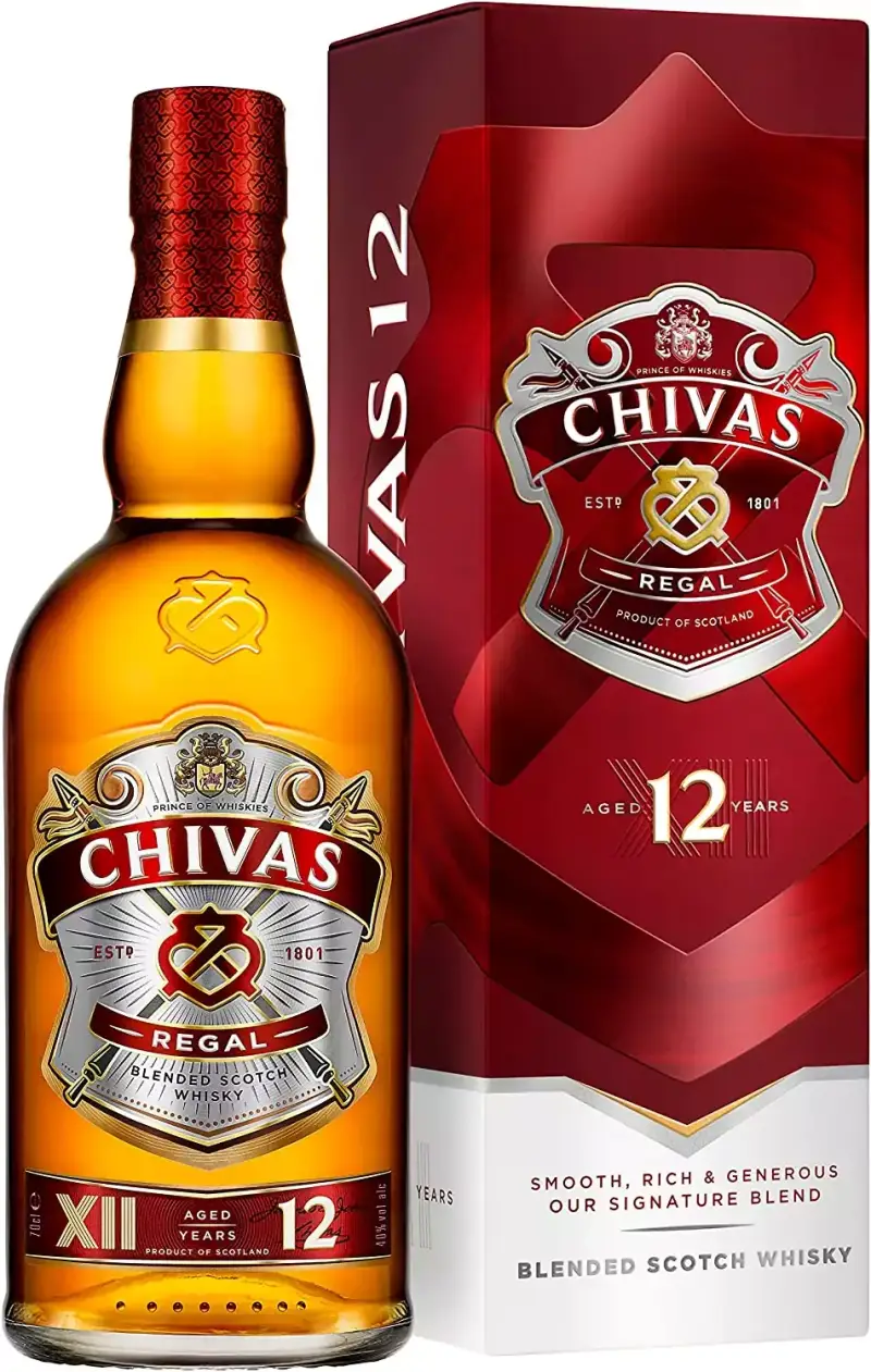 Whisky Escocés Chivas Regal 12 Años 700ml Whisky Escocés Chivas Regal 12 Años 700ml