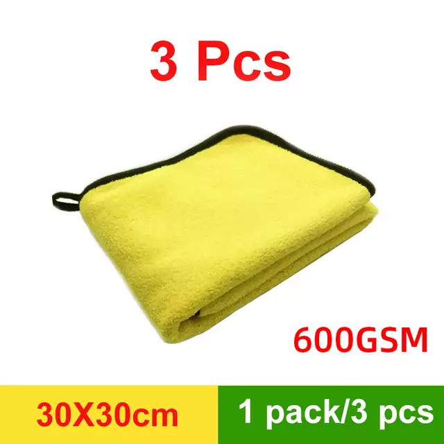 3x Paño de microfibra 30x30cm 3x Paño de microfibra 30x30cm