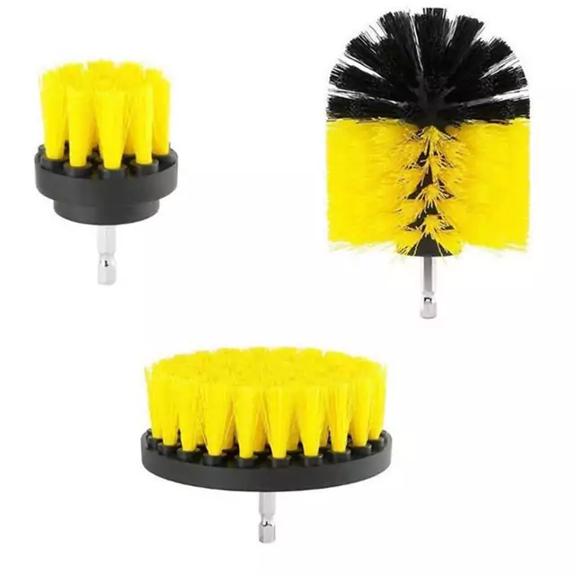 Kit 3 piezas cepillos de limpieza para taladros Kit 3 piezas cepillos de limpieza para taladros