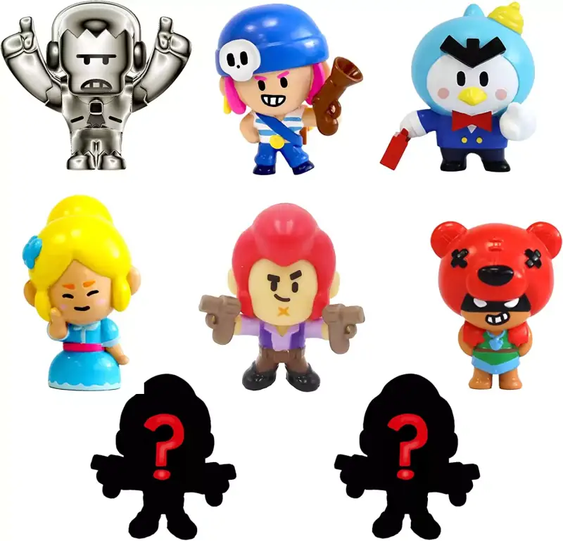 Pack de 8 figuras de colección Brawl Stars Pack de 8 figuras de colección Brawl Stars