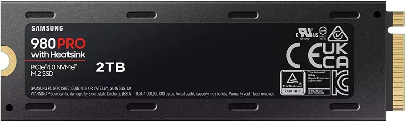 SSD NVMe Samsung 980 Pro 2TB SSD NVMe Samsung 980 Pro 2TB