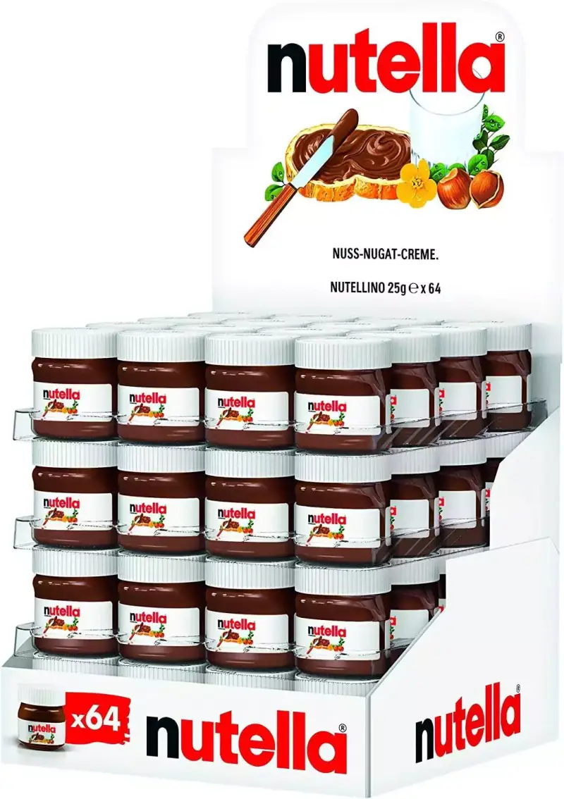 64x Nutella mini 25gr 64x Nutella mini 25gr