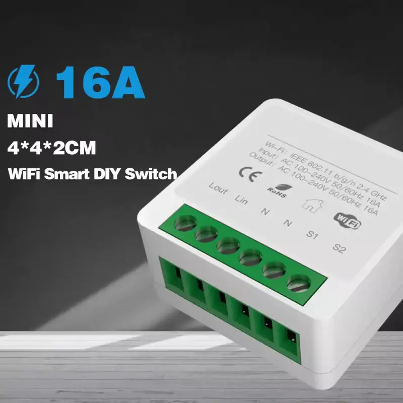 Interruptor Sonoff 16A WiFi Interruptor Sonoff 16A WiFi