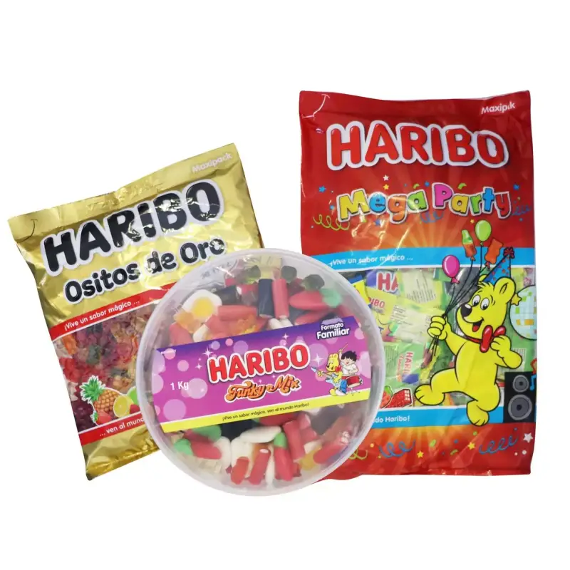 Mega Pack 1Kg Ositos + 1Kg Mix + 1,2Kg Mega Party Mega Pack 1Kg Ositos + 1Kg Mix + 1,2Kg Mega Party