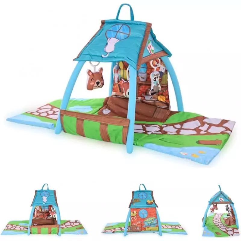 Alfombra de juegos para bebes Little House de Lorelli Alfombra de juegos para bebes Little House de Lorelli