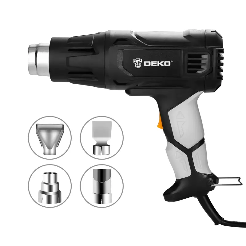Pistola de aire caliente Deko 2000W Pistola de aire caliente Deko 2000W