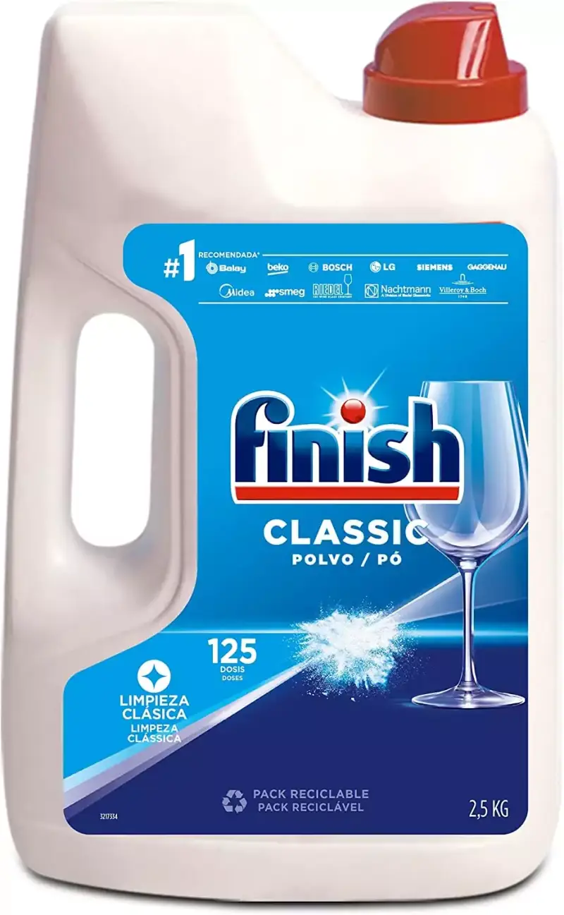 Detergente para el Lavavajillas Finish Classic 2,5Kg Detergente para el Lavavajillas Finish Classic 2,5Kg
