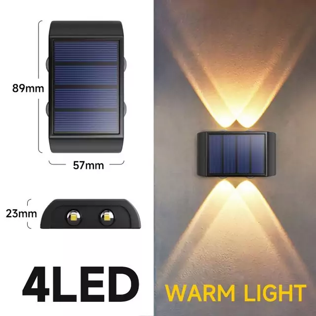 Lámpara Solar LED Impermeable para Exteriores Lámpara Solar LED Impermeable para Exteriores