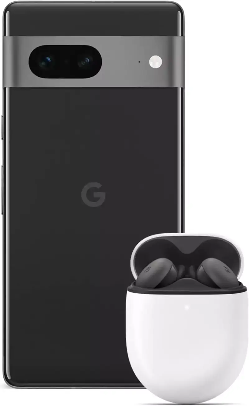 Google Pixel 7 8GB/128GB + Auriculares Buds A Carbón Google Pixel 7 8GB/128GB + Auriculares Buds A Carbón