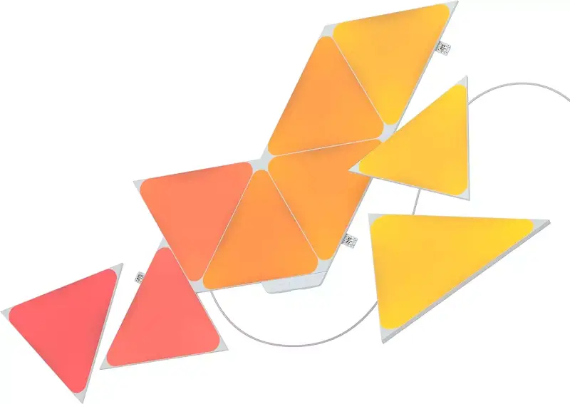 9 Triángulos Luminosos Starter Kit Nanoleaf 9 Triángulos Luminosos Starter Kit Nanoleaf