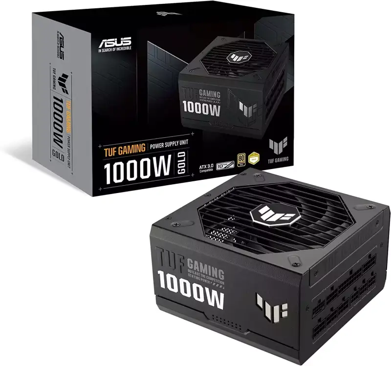 Fuente modular ASUS TUF Gaming 1000W 80 Plus Gold Fuente modular ASUS TUF Gaming 1000W 80 Plus Gold
