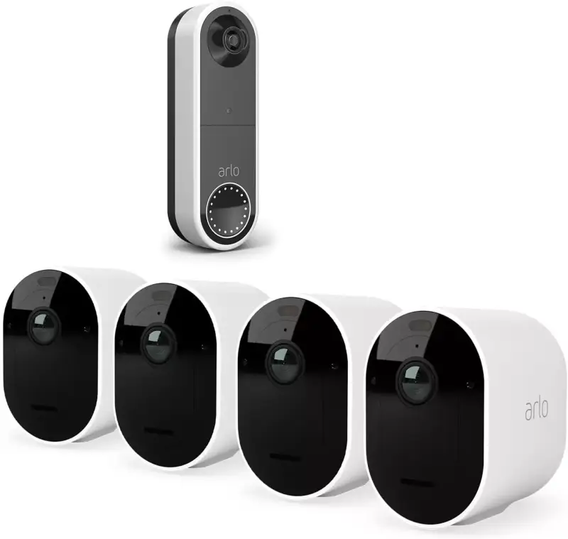 Arlo Pro4 4 Camaras de Vigilancia Wi-Fi + Timbre Video Inalambrico Arlo Pro4 4 Camaras de Vigilancia Wi-Fi + Timbre Video Inalambrico