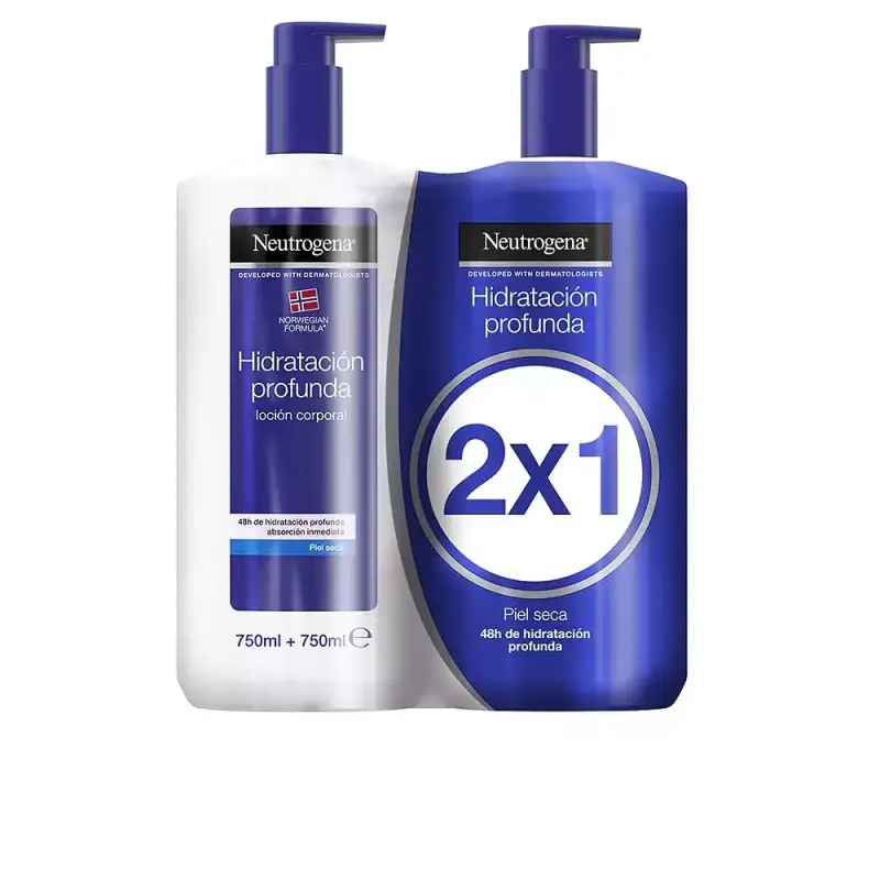 Pack 2 Lociones Neutrogena hidratación profunda Pack 2 Lociones Neutrogena hidratación profunda