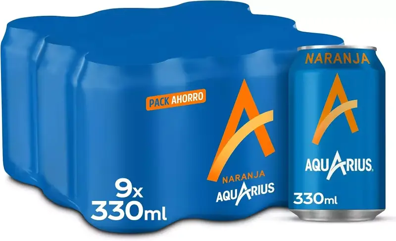 18x 330ml Latas Aquarius Naranja 18x 330ml Latas Aquarius Naranja