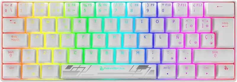 Teclado mecánico Newskill Pyros Speed Pro Series Ivory Teclado mecánico Newskill Pyros Speed Pro Series Ivory
