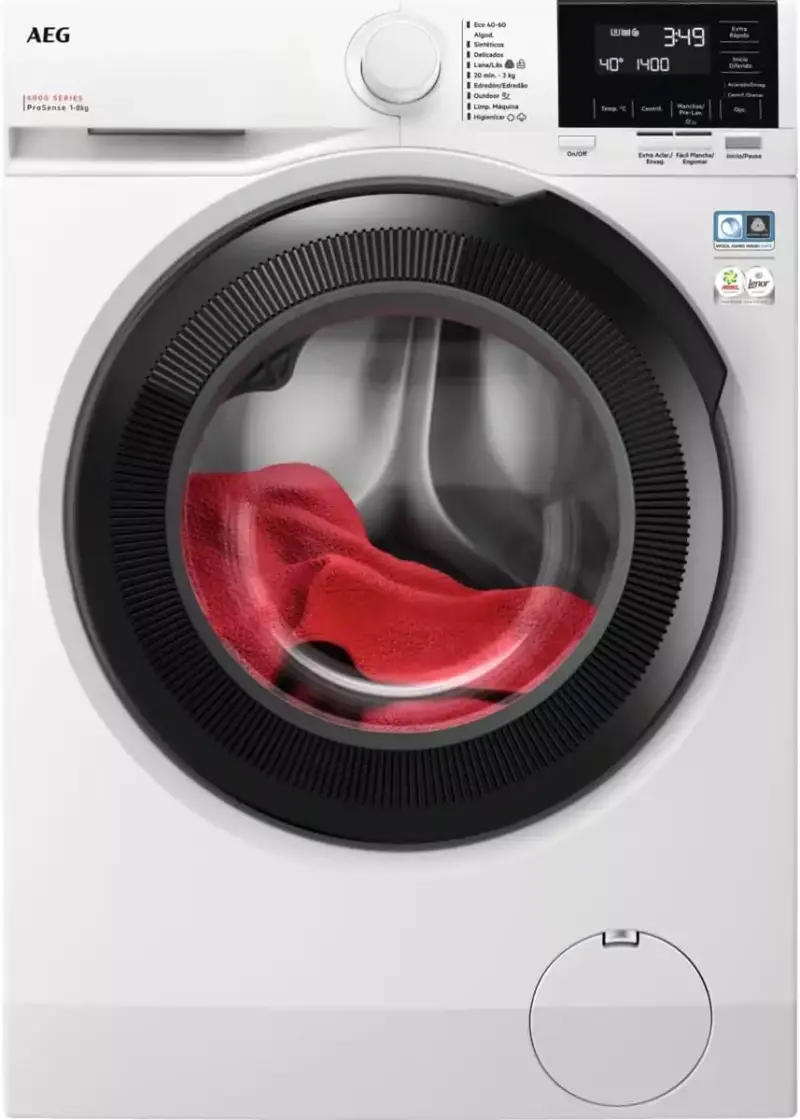 AEG Lavadora de Libre Instalación 8 Kg / 1400 rpm AEG Lavadora de Libre Instalación 8 Kg / 1400 rpm