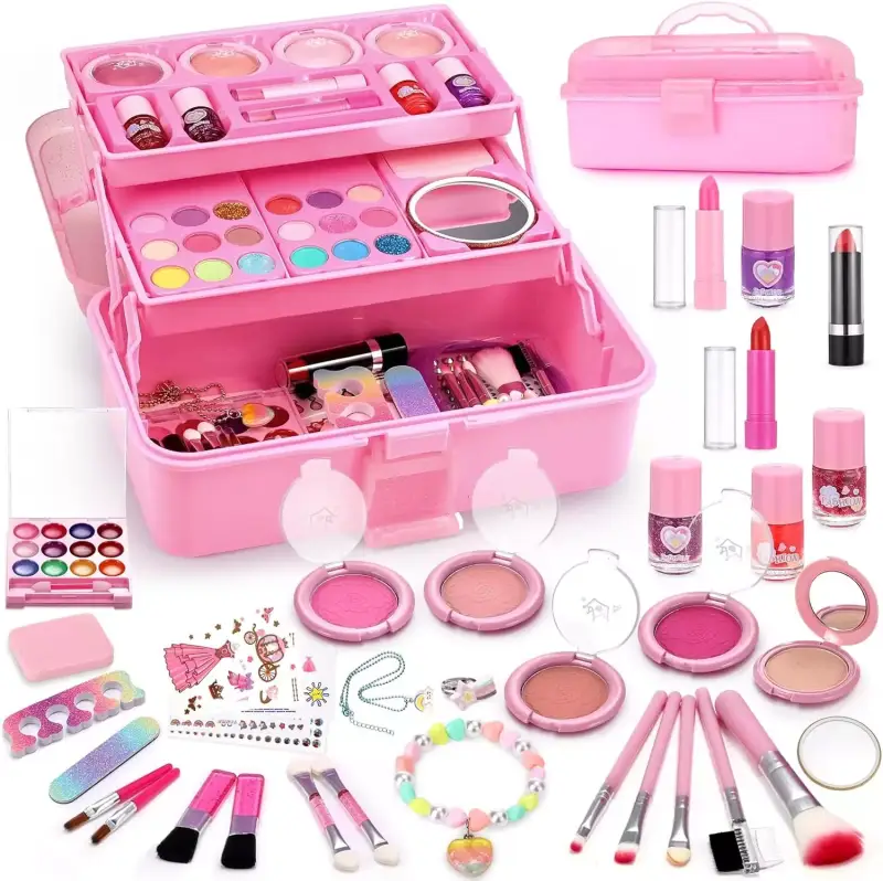 Set de Maquillaje para Niñas 68 piezas Anpro Set de Maquillaje para Niñas 68 piezas Anpro