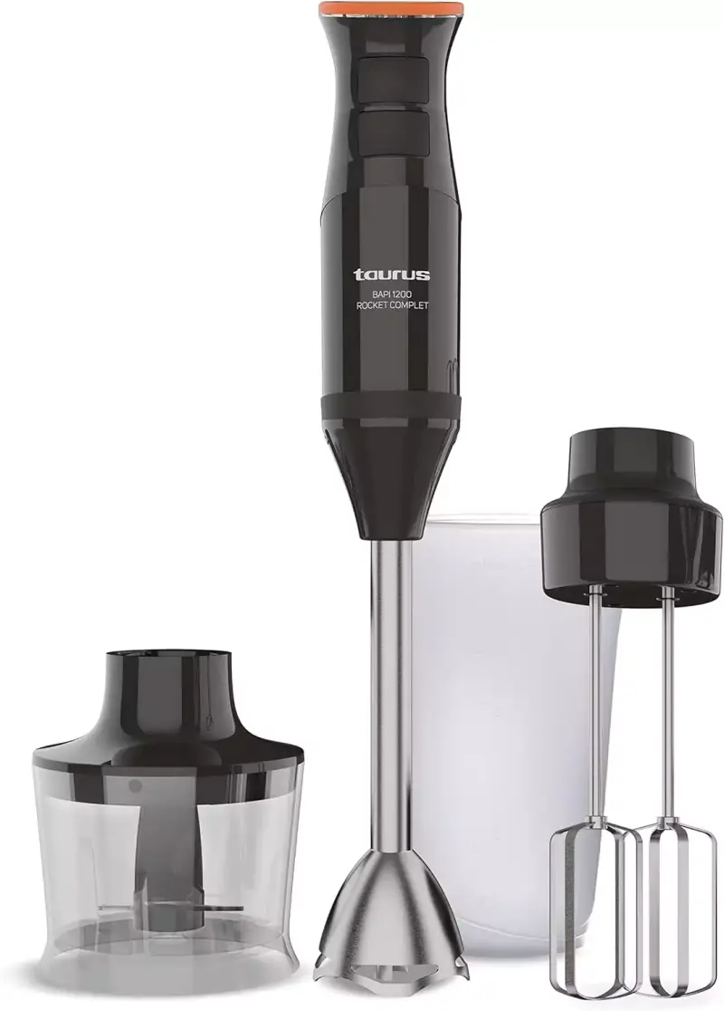 Batidora de mano Taurus Bapi 1200 Rocket + Accesorios Batidora de mano Taurus Bapi 1200 Rocket + Accesorios