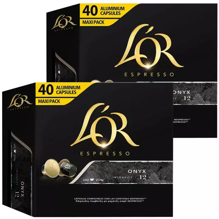 80 Cápsulas Onyx L'OR Espresso 80 Cápsulas Onyx L'OR Espresso