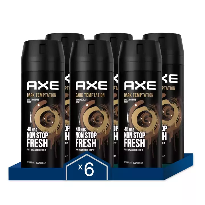 6x150ml Desodorante Axe Dark Temptation 6x150ml Desodorante Axe Dark Temptation
