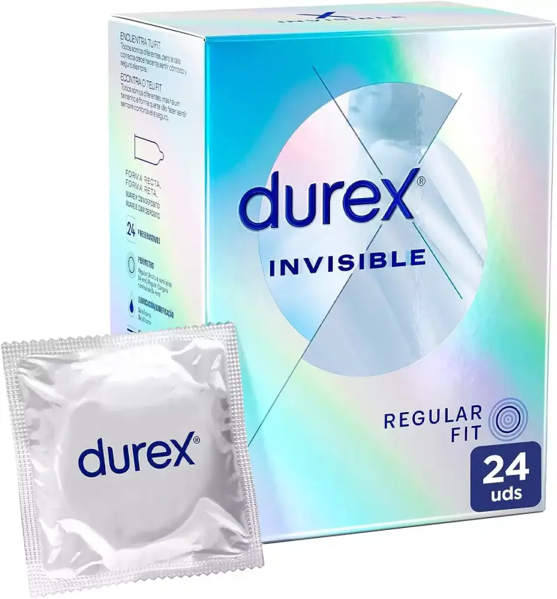 24 Preservativos Durex Invisible 24 Preservativos Durex Invisible