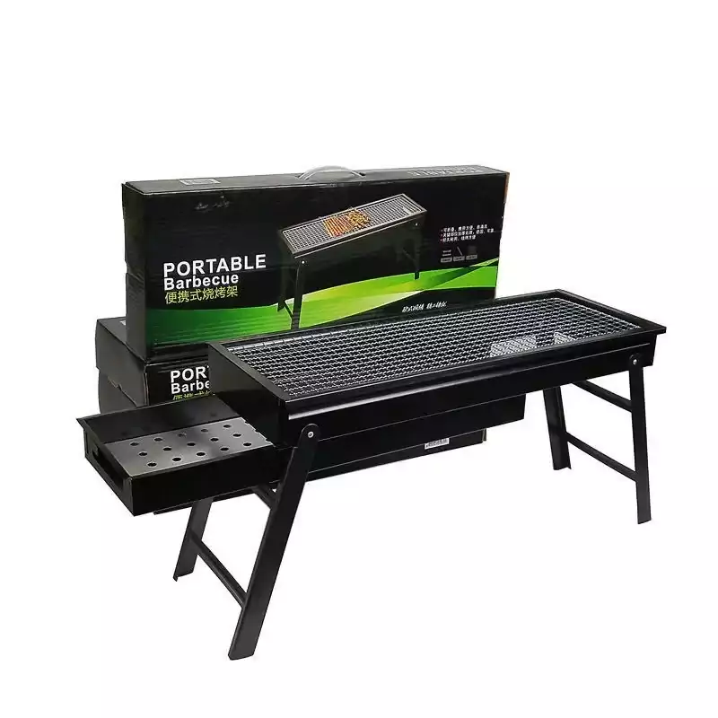 Barbacoa de carbón plegable portátil Barbacoa de carbón plegable portátil