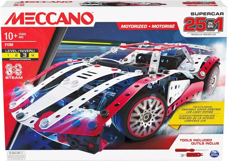 Supercar Meccano 25 en 1 Supercar Meccano 25 en 1