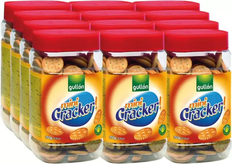 12x 350gr. Galletas Saladas Mini Gullón 12x 350gr. Galletas Saladas Mini Gullón