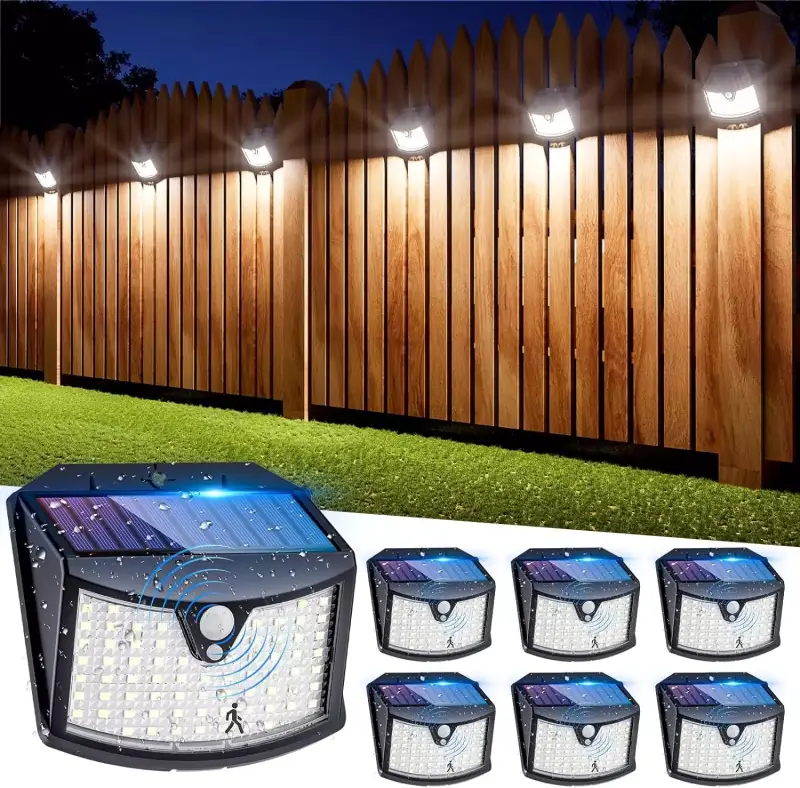 Paquete de 6 uds luz solar exterior Paquete de 6 uds luz solar exterior