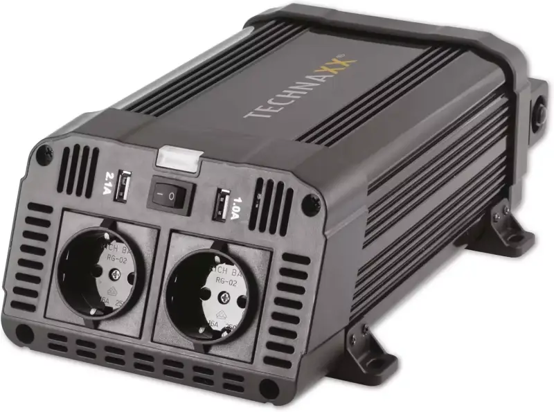 Inversor de coche Technaxx LC 12V a 230V 1200W Inversor de coche Technaxx LC 12V a 230V 1200W