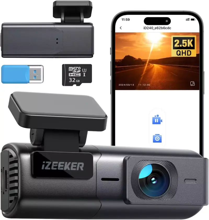 Dashcam WiFi iZEEKER 2.5K Dashcam WiFi iZEEKER 2.5K