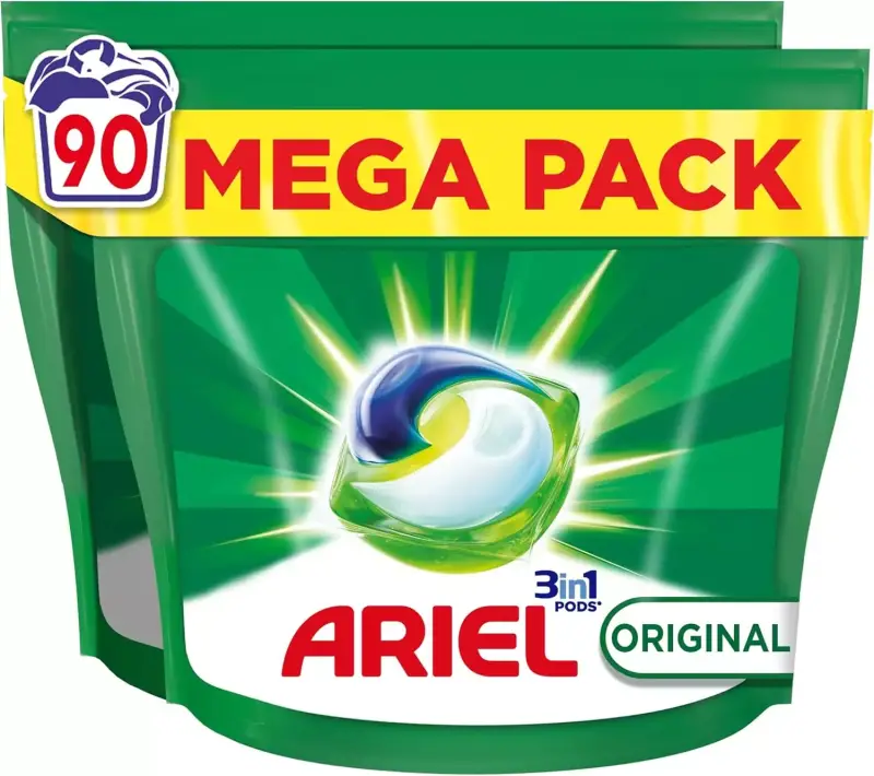 90 Cápsulas Ariel Todo En Uno PODS para lavadora 90 Cápsulas Ariel Todo En Uno PODS para lavadora